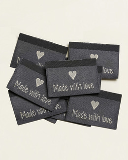 Etikett Made with love 10-Pack