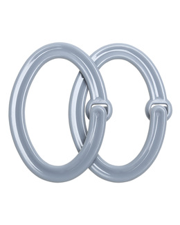 Ringlänk med stängning 2-Pack Blå