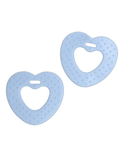 Mjuk TPE-Hjärta 2-Pack Blå