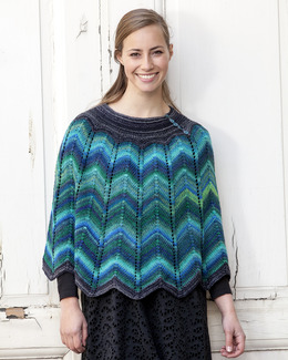 Beskrivning Poncho Zigzag