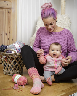 Beskrivning Sockor bambu raggi