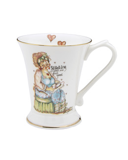 Mugg Stitching makes me feel good