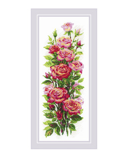Broderikit Tavla Blomster