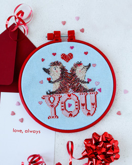 Broderikit Tavla Kärlek