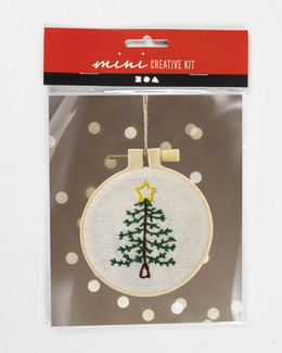 Broderikit Mini Julgran