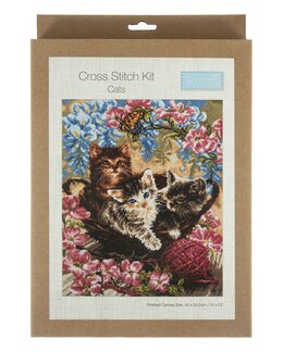 Broderikit Tavla Katter