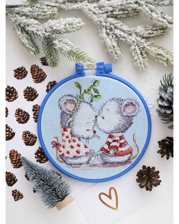 Broderikit Tavla Kära Möss