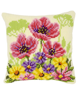 Broderikit Kudde Blomstrande