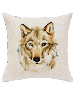 Broderikit Kudde Vargen