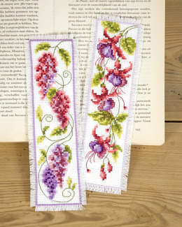 Bokmärken Blommor 2-pack