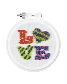 Punch needle kit Love