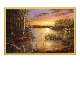 Broderikit Tavla Solnedgång