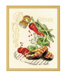 Broderikit Tavla På grillen