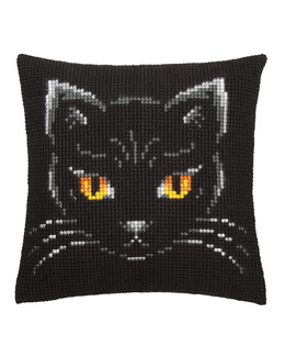 Broderikit Kudde Katt