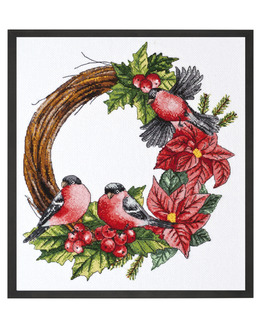 Broderikit Tavla Julkrans