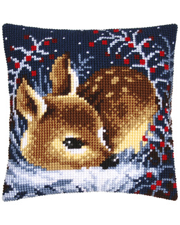 Broderikit Kudde Rådjurskid