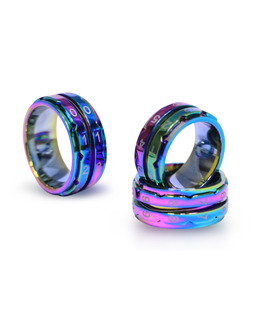 Varvräknare KnitPro ring regnbågsfärg