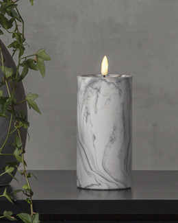 Star Trading LED Blockljus marmor