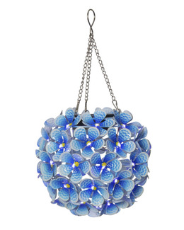 Solcellsdekoration hängande Hortensia